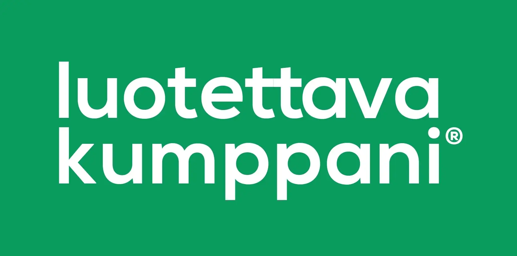 Luotettava kumppani logo